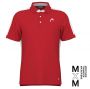 Поло на пуговицах Head SLICE Polo Shirt Men RD - 54/56 (2XL)